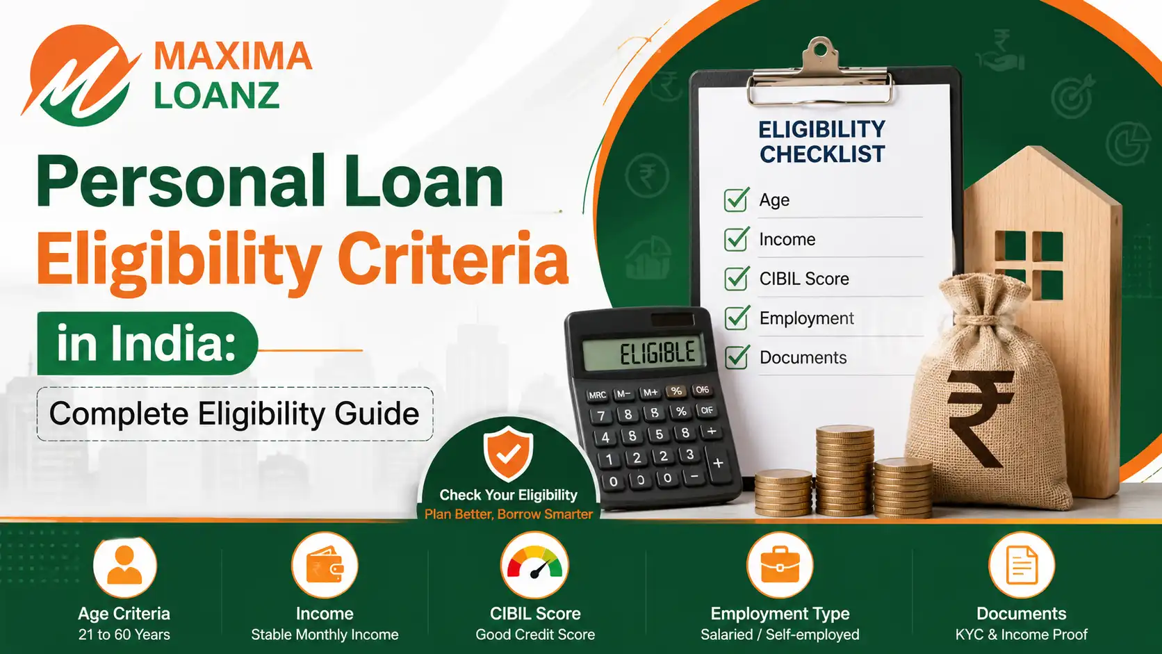 Personal Loan Eligibility Criteria in India